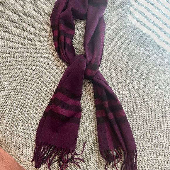 Burberry Cashmere Check Scarf - Picture 1 of 5